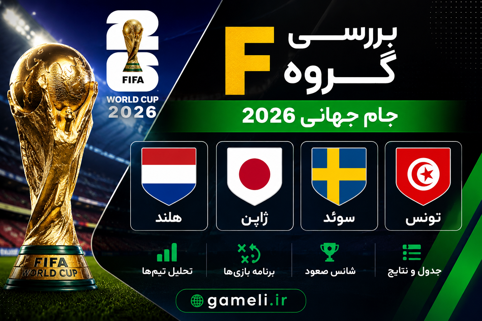 بررسی گروه F جام جهانی 2026